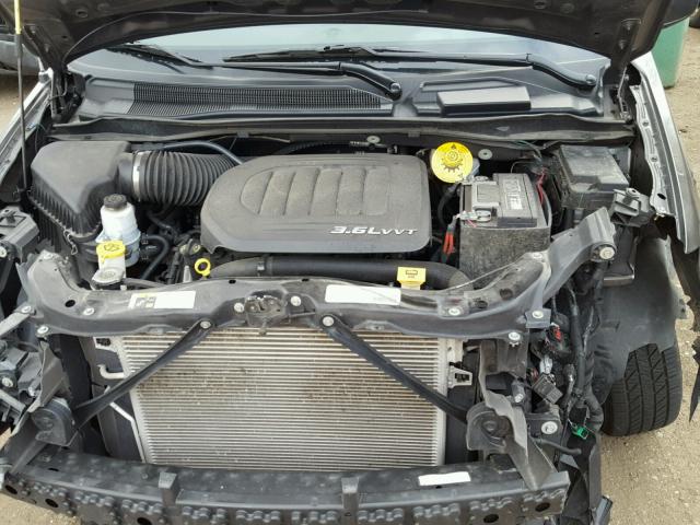 2C4RDGCG4FR704858 - 2015 DODGE GRAND CARA GRAY photo 7