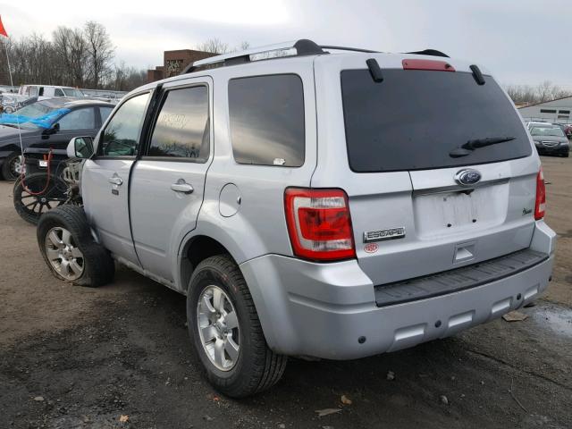 1FMCU9EG6CKA70280 - 2012 FORD ESCAPE LIM SILVER photo 3