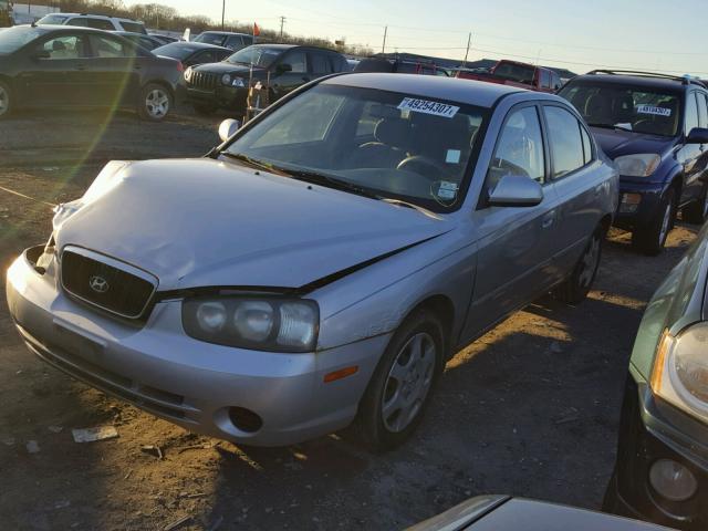 KMHDN45D51U217426 - 2001 HYUNDAI ELANTRA GL SILVER photo 2