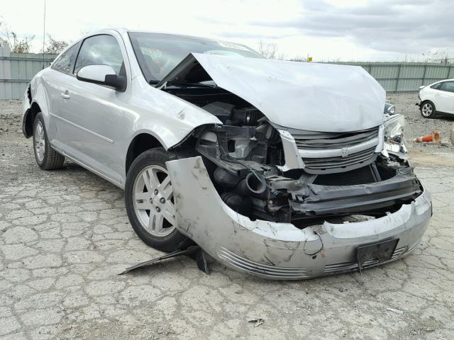 1G1AL12F357555695 - 2005 CHEVROLET COBALT LS SILVER photo 1