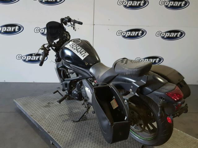 JKAENEA17FDA00622 - 2015 KAWASAKI EN650 A შავი ფოტო 3