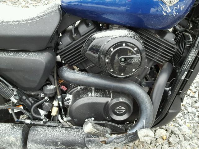 1HD4NAA14GC500363 - 2016 HARLEY-DAVIDSON XG500 BLUE photo 7