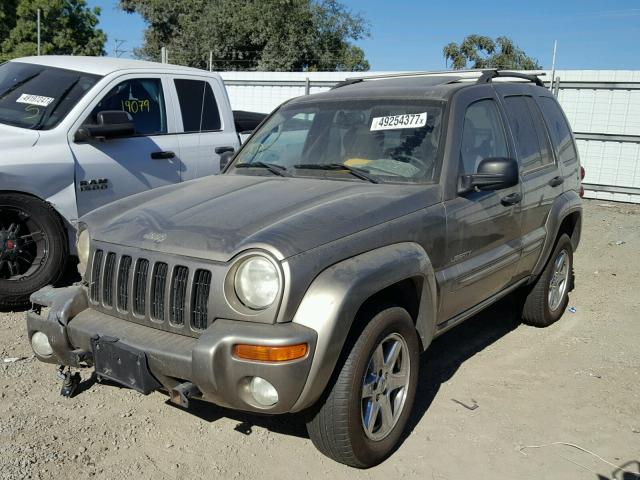 1J4GL58K14W295177 - 2004 JEEP LIBERTY LI GRAY photo 2