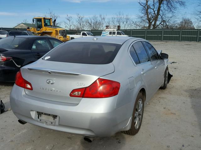 JNKCV61F39M053624 - 2009 INFINITI G37 SILVER photo 4