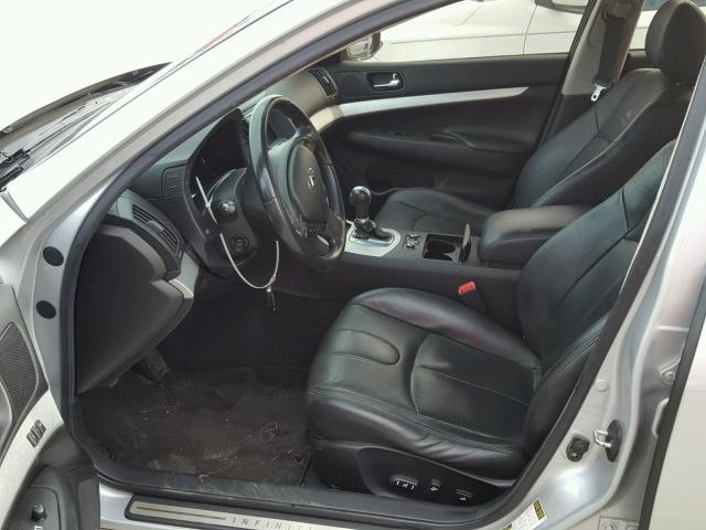 JNKCV61F39M053624 - 2009 INFINITI G37 SILVER photo 5