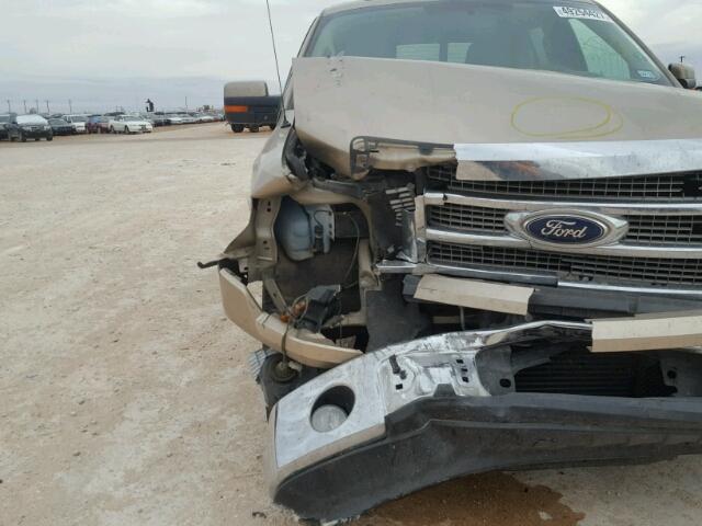 1FTFW1CT1BFB23441 - 2011 FORD F150 SUPER GOLD photo 9