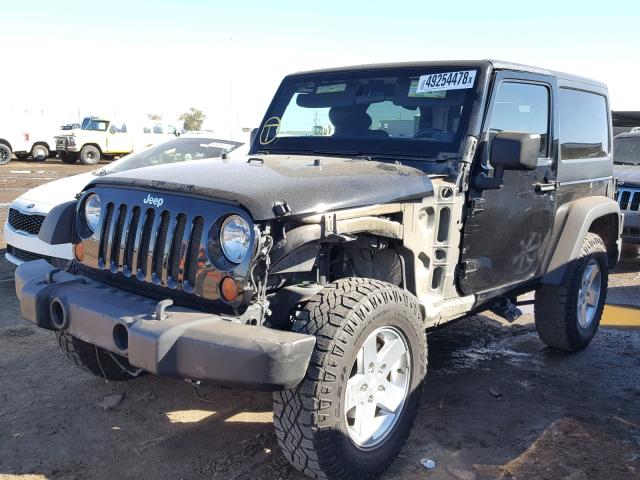 1J4AA2D15BL504619 - 2011 JEEP WRANGLER S BLACK photo 2