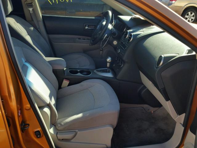 JN8AS58T48W000929 - 2008 NISSAN ROGUE S ORANGE photo 5