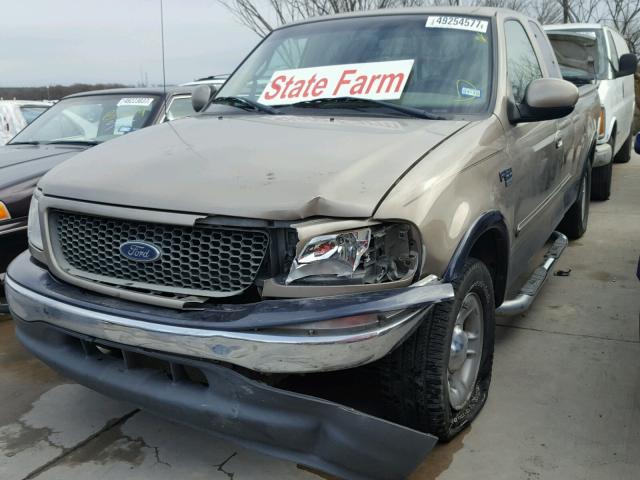 1FTRX17W71NA73826 - 2001 FORD F150 TAN photo 2