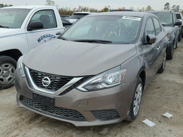 3N1AB7AP1HL643039 - 2017 NISSAN SENTRA S GRAY photo 2