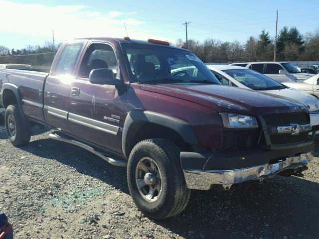 1GCHK29275E226902 - 2005 CHEVROLET SILVERADO BURGUNDY photo 1