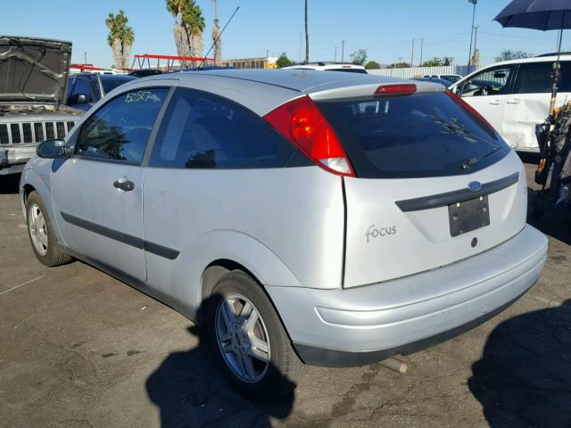 3FAFP3131YR183734 - 2000 FORD FOCUS ZX3 GRAY photo 3