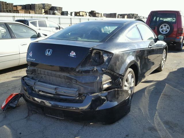 1HGCS1B33BA005762 - 2011 HONDA ACCORD LX- BLACK photo 4