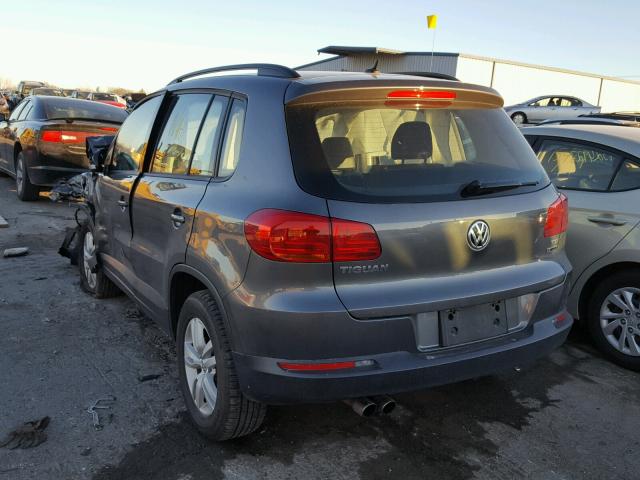 WVGBV7AXXGW587647 - 2016 VOLKSWAGEN TIGUAN S GRAY photo 3