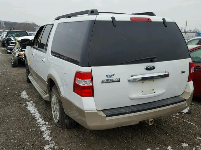 1FMJK1J57AEA81447 - 2010 FORD EXPEDITION WHITE photo 3