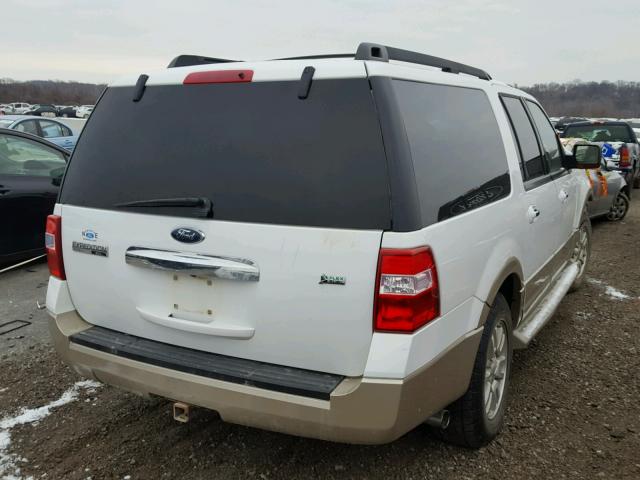 1FMJK1J57AEA81447 - 2010 FORD EXPEDITION WHITE photo 4