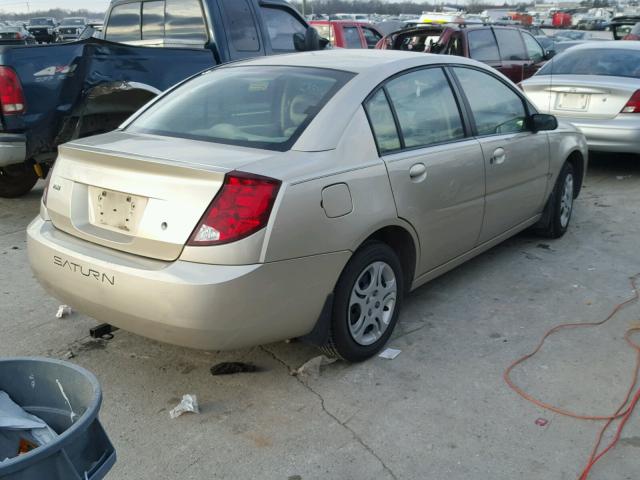 1G8AJ52F25Z137776 - 2005 SATURN ION LEVEL GOLD photo 4