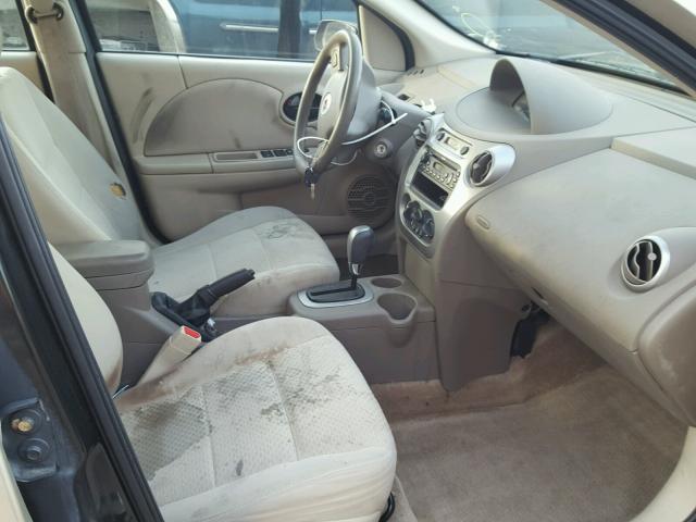 1G8AJ52F25Z137776 - 2005 SATURN ION LEVEL GOLD photo 5