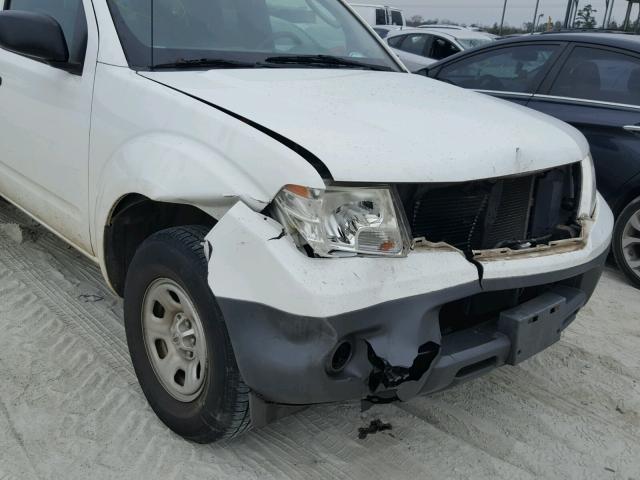 1N6BD0CT2AC442312 - 2010 NISSAN FRONTIER K WHITE photo 9