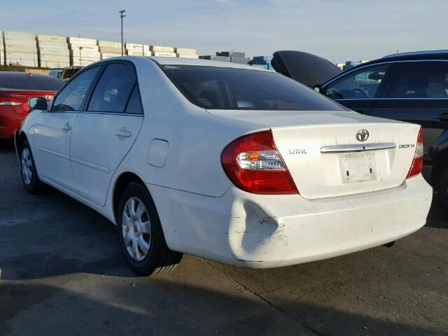 4T1BE32K33U168508 - 2003 TOYOTA CAMRY LE WHITE photo 3