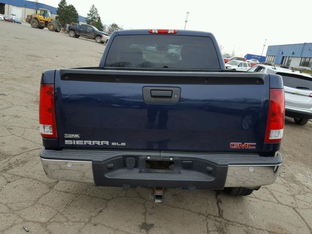 1GTEK29079Z274917 - 2009 GMC SIERRA K15 BLUE photo 6