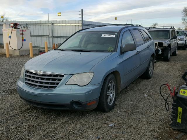 2A8GM48L98R624737 - 2008 CHRYSLER PACIFICA L BLUE photo 2