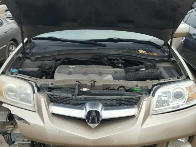 2HNYD18965H554057 - 2005 ACURA MDX TOURIN GOLD photo 7