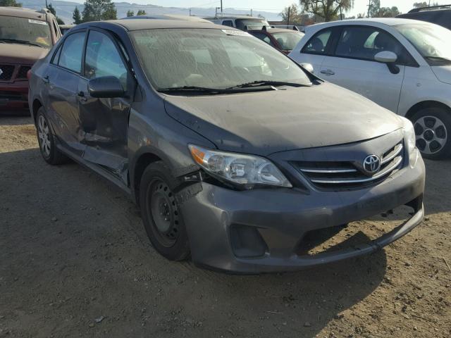 5YFBU4EE3DP204098 - 2013 TOYOTA COROLLA BA GRAY photo 1