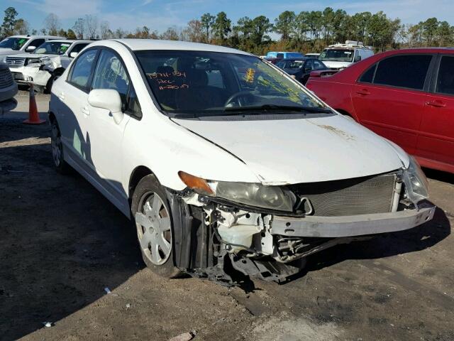 1HGFA16528L070823 - 2008 HONDA CIVIC LX WHITE photo 1