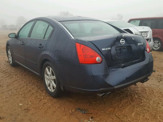 1N4BA41E18C801978 - 2008 NISSAN MAXIMA SE BLUE photo 3