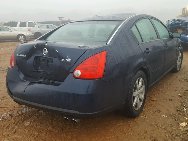 1N4BA41E18C801978 - 2008 NISSAN MAXIMA SE BLUE photo 4