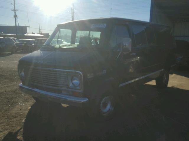 TGL257U504255 - 1977 GMC VAN BLACK photo 2