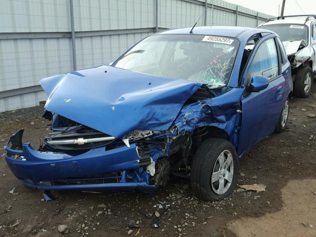 KL1TD666X8B027553 - 2008 CHEVROLET AVEO BASE ლურჯი ფოტო 2