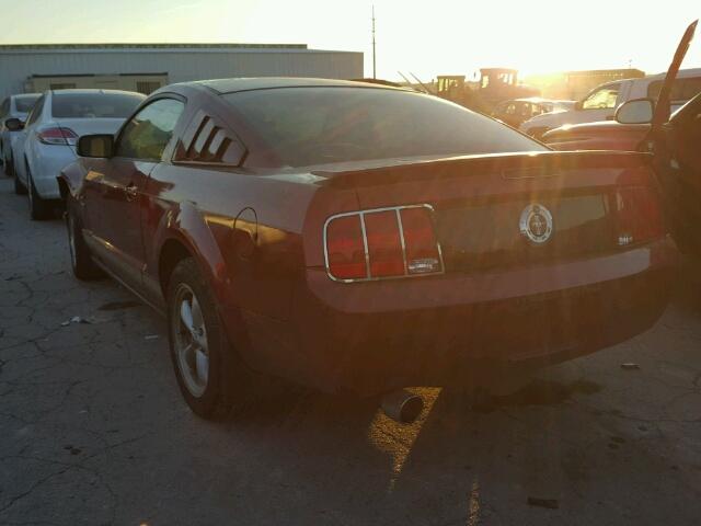 1ZVHT80N475360922 - 2007 FORD MUSTANG RED photo 3