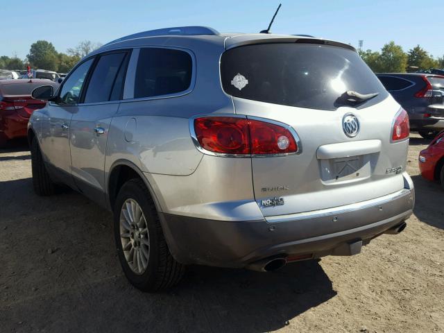 5GAEV23718J251919 - 2008 BUICK ENCLAVE CX SILVER photo 3