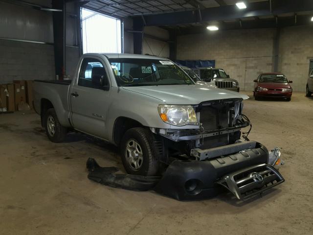 5TENX22N89Z622106 - 2009 TOYOTA TACOMA SILVER photo 1