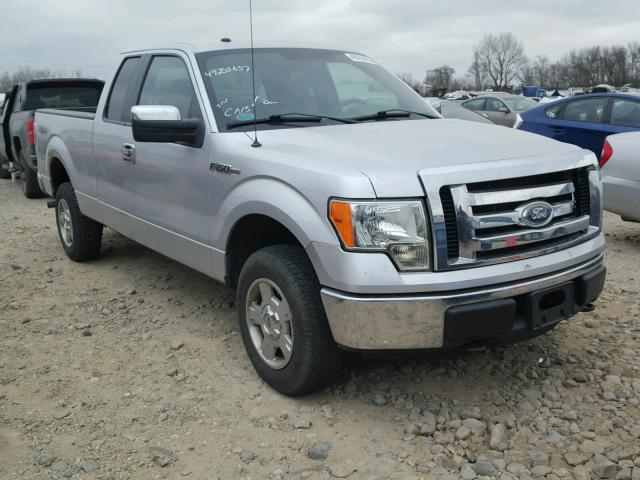 1FTEX1E83AFA00451 - 2010 FORD F150 SUPER SILVER photo 1