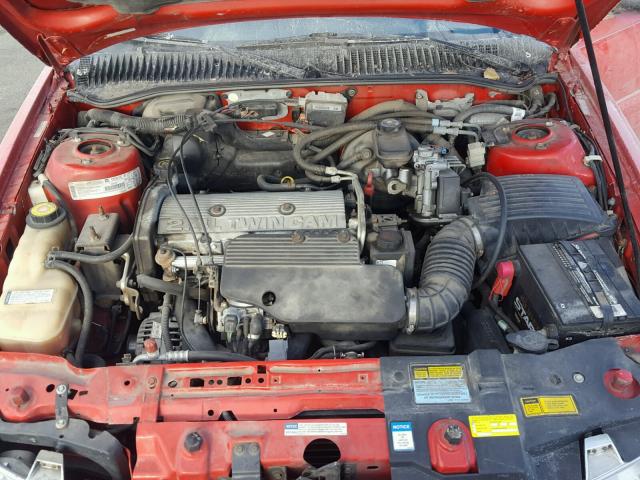 1G2NE52T3VC750756 - 1997 PONTIAC GRAND AM S 红色 照片 7