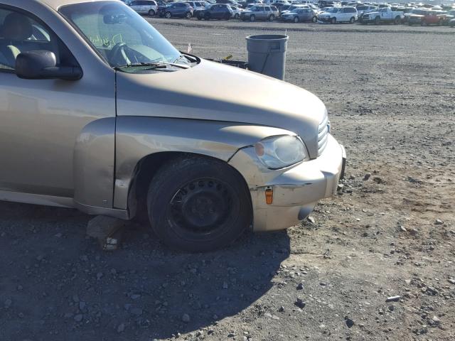 3GNDA13D26S575048 - 2006 CHEVROLET HHR LS Beige foto 9