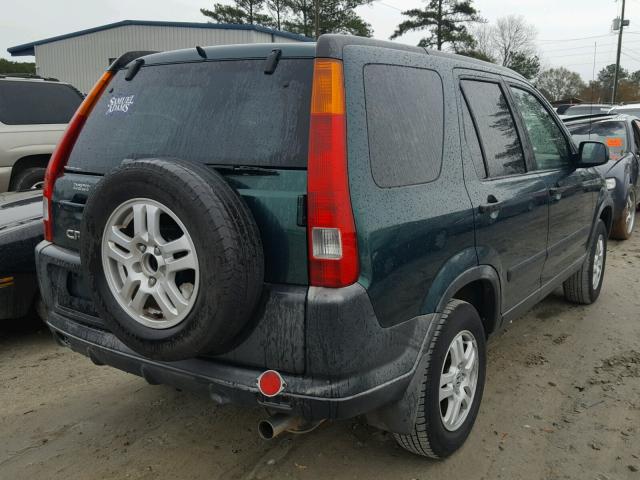 JHLRD78833C031151 - 2003 HONDA CR-V EX GREEN photo 4