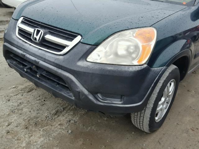 JHLRD78833C031151 - 2003 HONDA CR-V EX GREEN photo 9