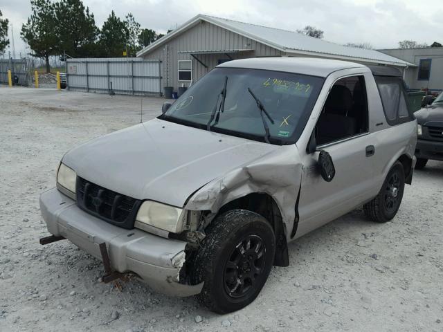 KNDJA6230Y5622088 - 2000 KIA SPORTAGE SILVER photo 2