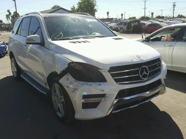 4JGDA5JB0FA516434 - 2015 MERCEDES-BENZ ML 350 WHITE photo 1