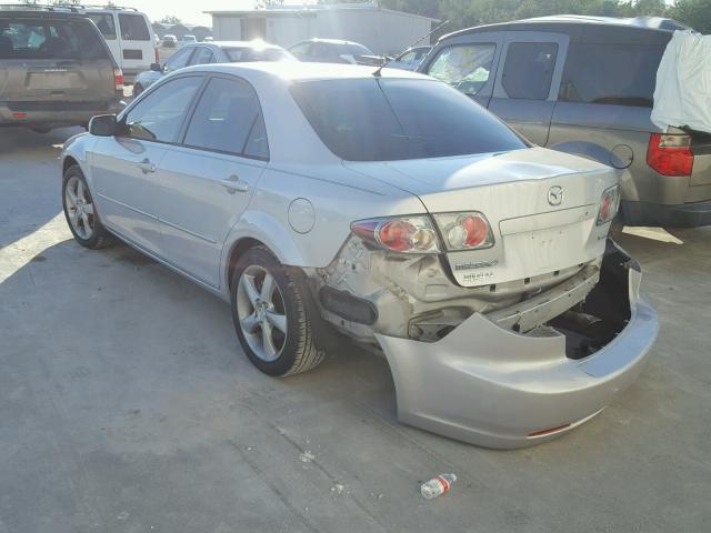 1YVHP80D165M37351 - 2006 MAZDA 6 S SILVER photo 3