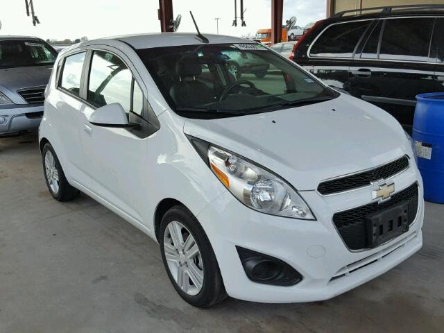 KL8CB6S97EC524282 - 2014 CHEVROLET SPARK LS WHITE photo 1