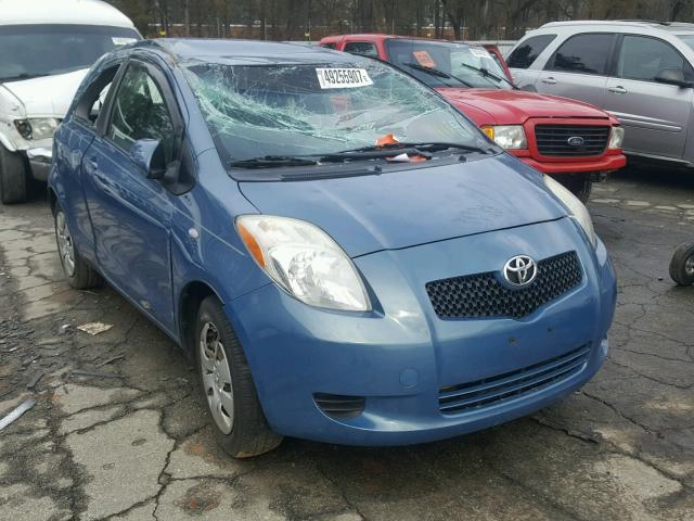 JTDJT923585164950 - 2008 TOYOTA YARIS BLUE photo 1