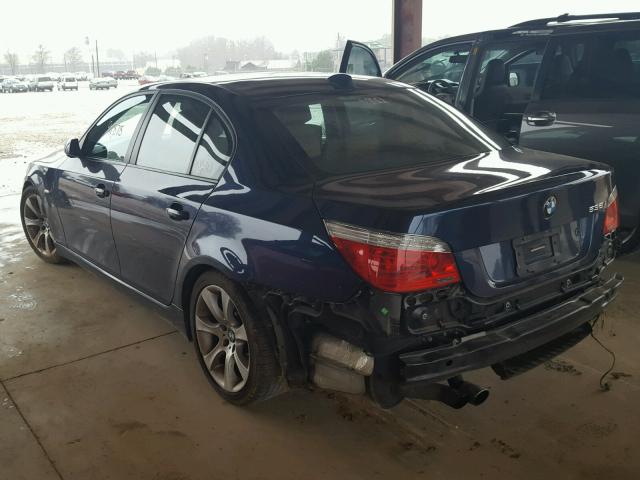 WBANW13559CK93405 - 2009 BMW 535 I BLUE photo 3