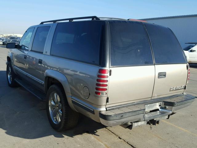 3GNFK16R9XG205801 - 1999 CHEVROLET SUBURBAN K GRAY photo 3