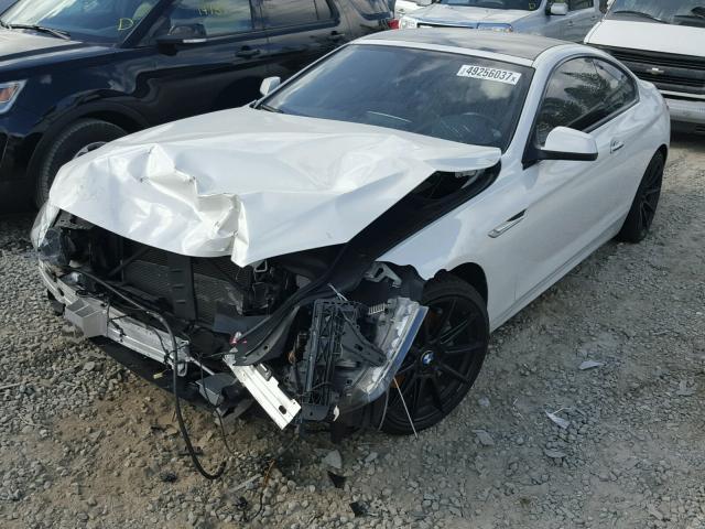 WBALX3C54CDV77481 - 2012 BMW 650 I Blanc photo 2