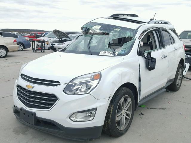 2GNALDEK2G1148167 - 2016 CHEVROLET EQUINOX LT WHITE photo 2